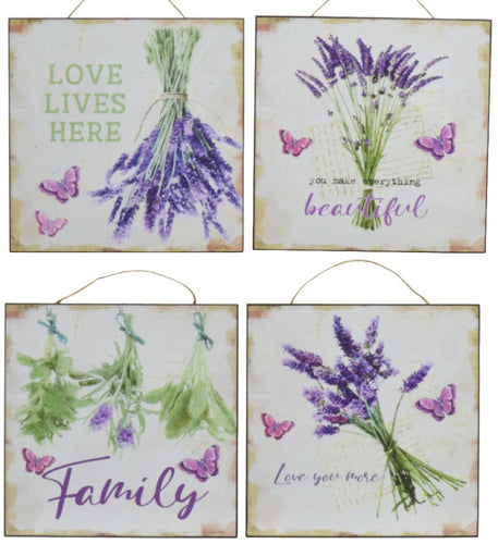 Lavender and Butterfly Prints