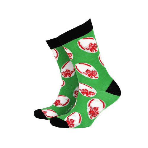 Welsh Rugby Socks - Men's Bamboo Socks