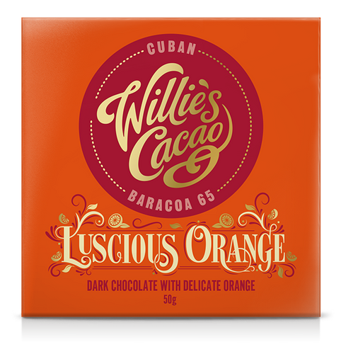 Luscious Orange 50g Chocolate Bar