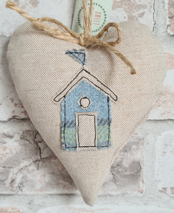 Beach Hut Heart - 5 Colours to Choose From