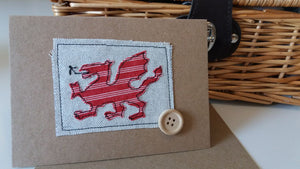 Welsh Dragon Greetings Card