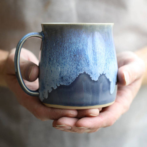 Midnight Glosters Welsh Pottery Mug