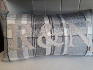 Special Initials Cushion - 5 Colours to choose from