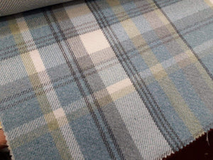 Blue Wool Touch Fabric